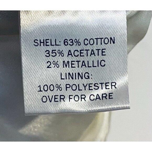 Julie Haus Teardrop Skirt Womens 2 Mini Kangaroo Pocket Silver Metallic Boho - Picture 6 of 7